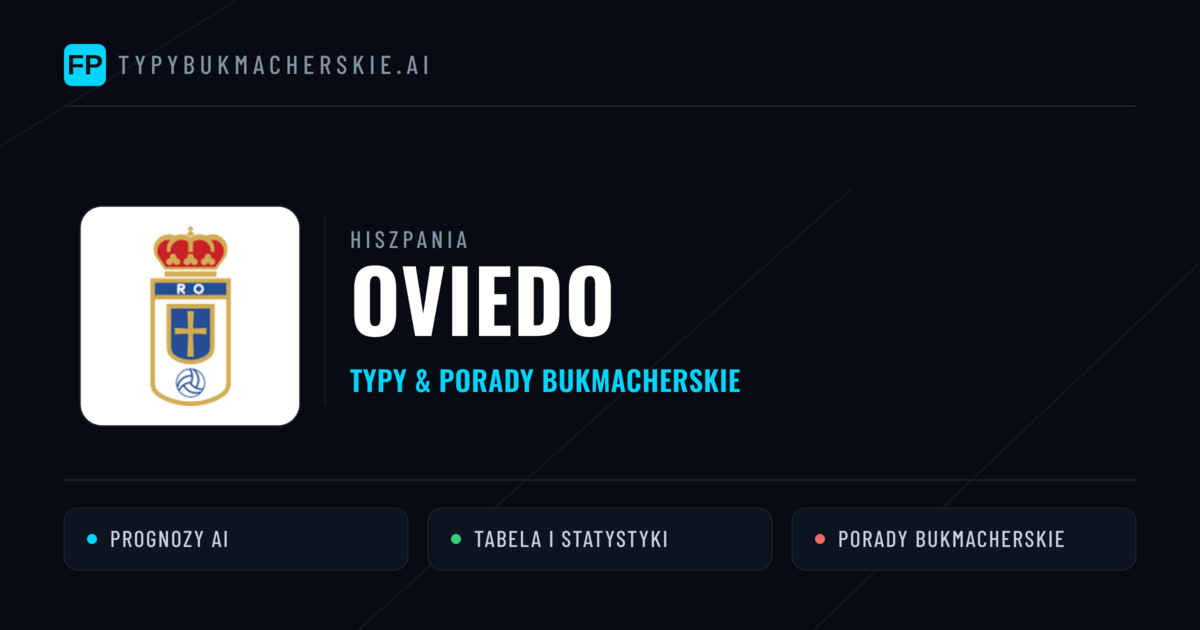 Oviedo Typy i statystyki