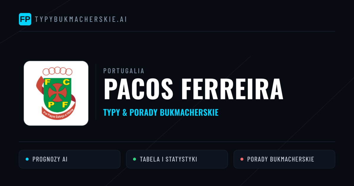 Pacos Ferreira Typy i statystyki