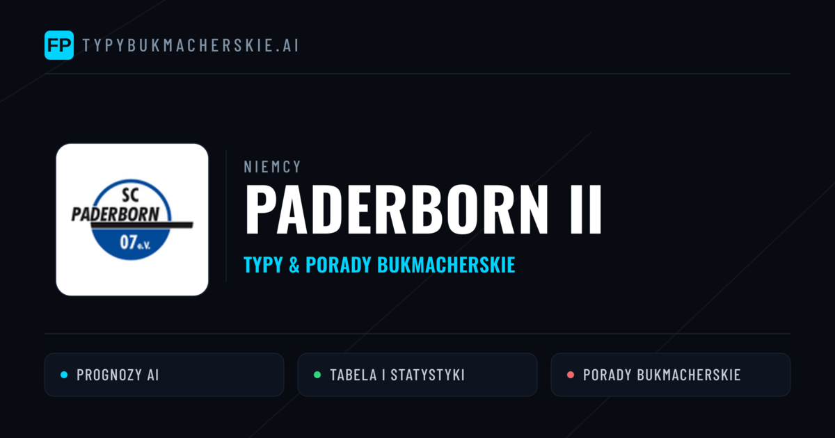 Paderborn II Typy i statystyki