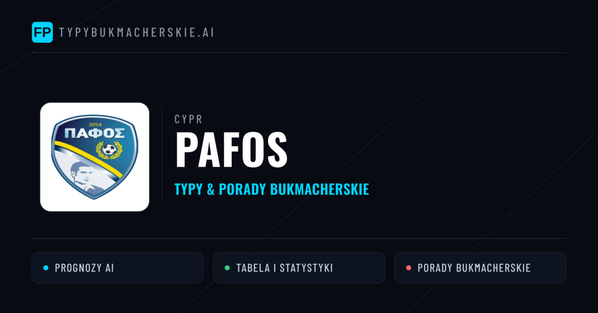 Pafos Typy i statystyki