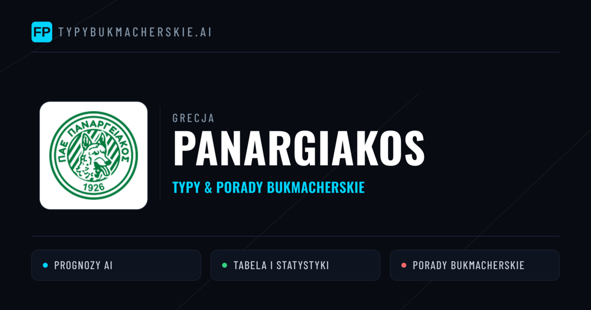 Panargiakos Typy i statystyki