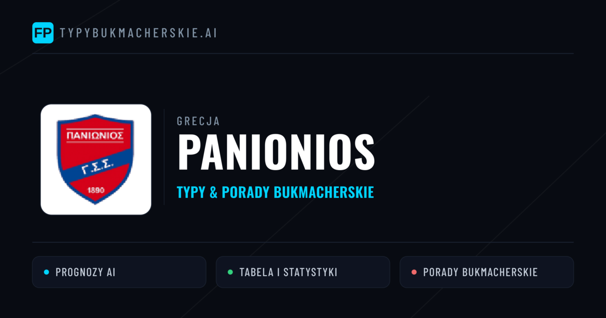 Panionios Typy i statystyki