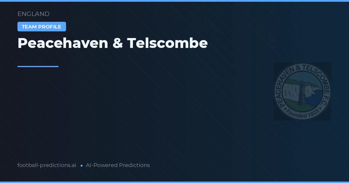 Peacehaven & Telscombe Typy i statystyki