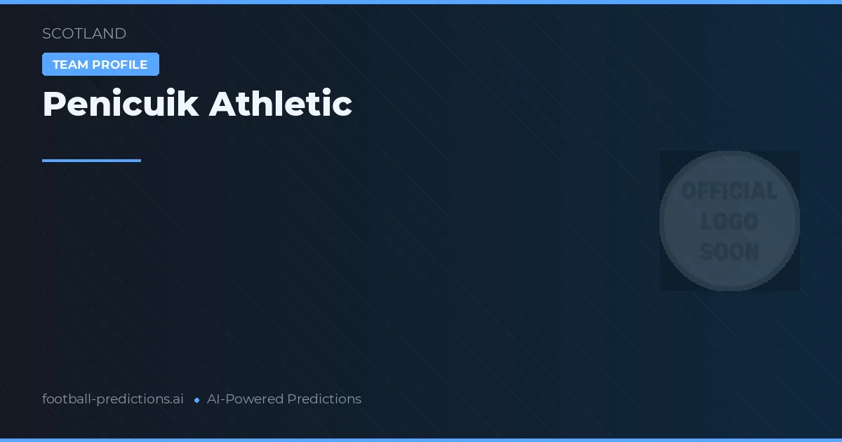 Penicuik Athletic Typy i statystyki