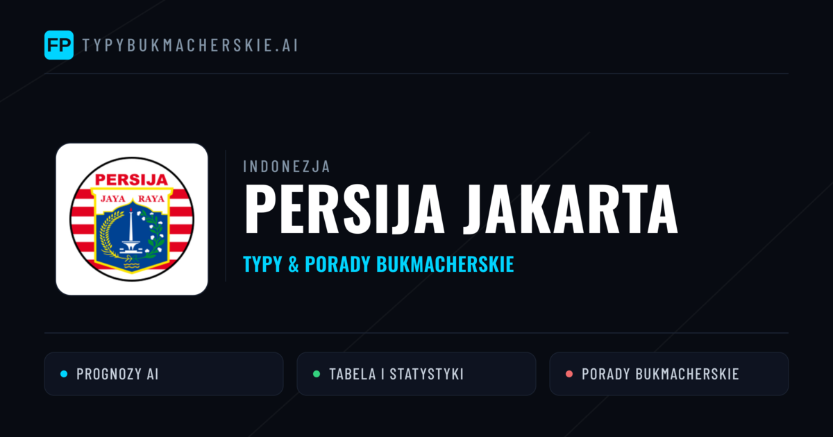 Persija Jakarta Typy i statystyki