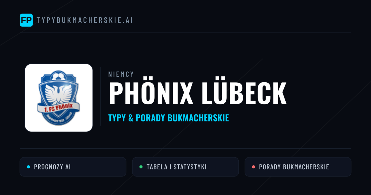 Phönix Lübeck Typy i statystyki