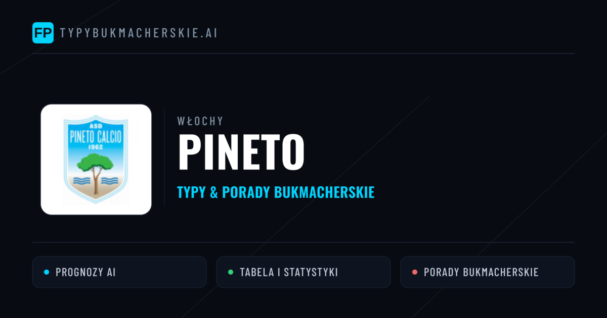 Pineto Typy i statystyki