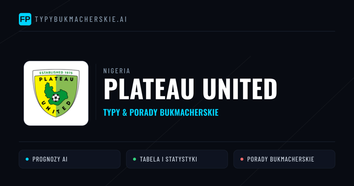 Plateau United Typy i statystyki