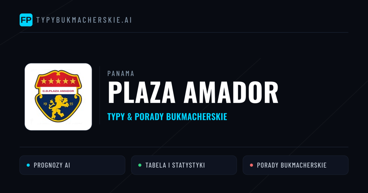 Plaza Amador Typy i statystyki