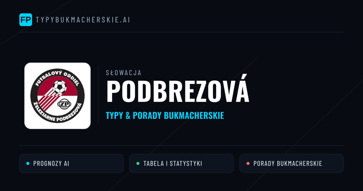 Podbrezová Typy i statystyki
