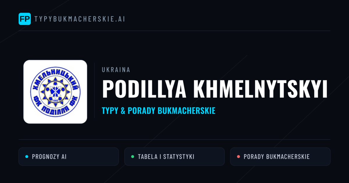 Podillya Khmelnytskyi Typy i statystyki