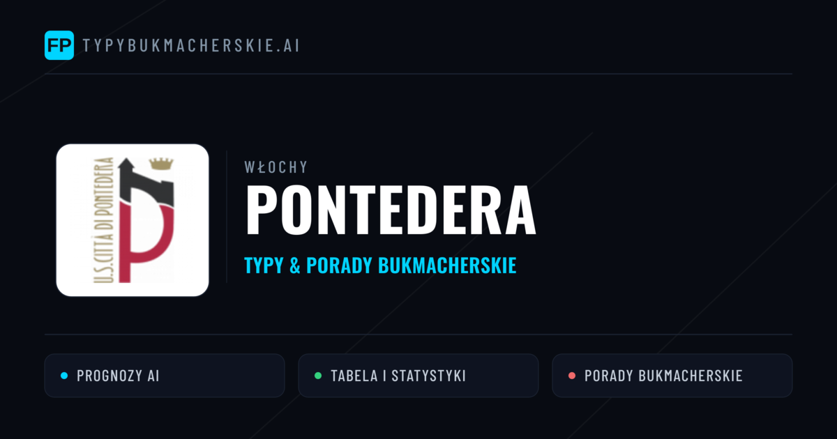 Pontedera Typy i statystyki