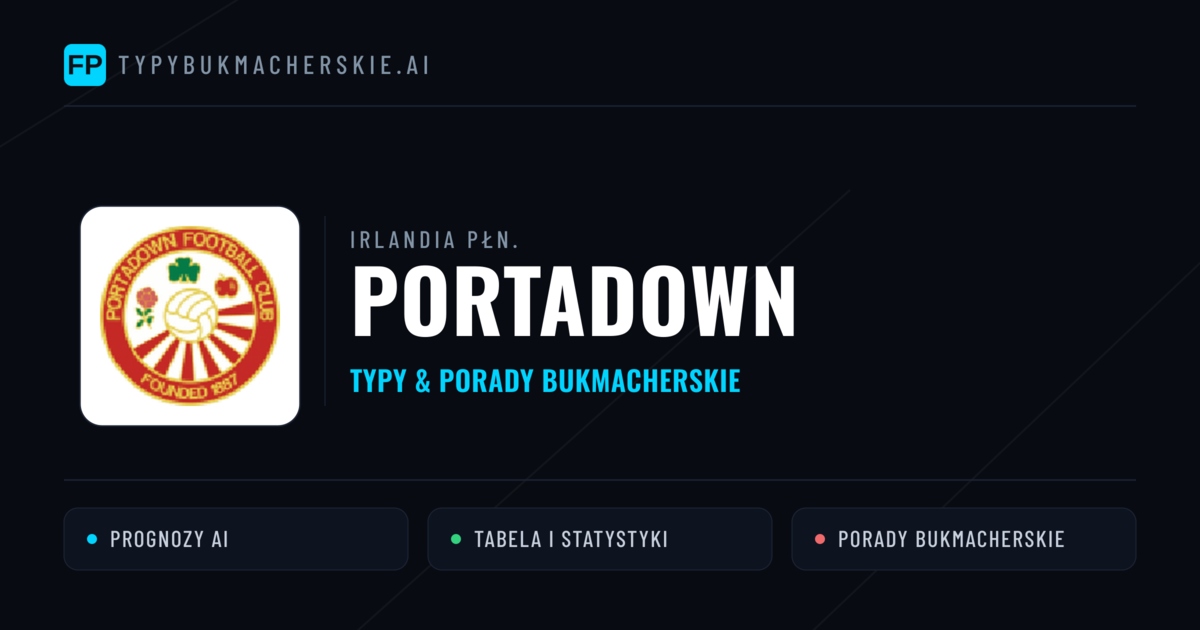 Portadown Typy i statystyki