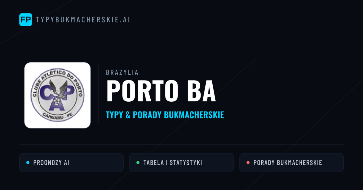 Porto BA Typy i statystyki