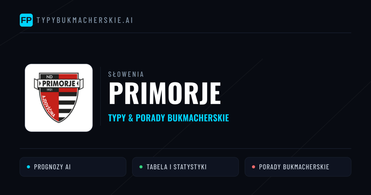 Primorje Typy i statystyki