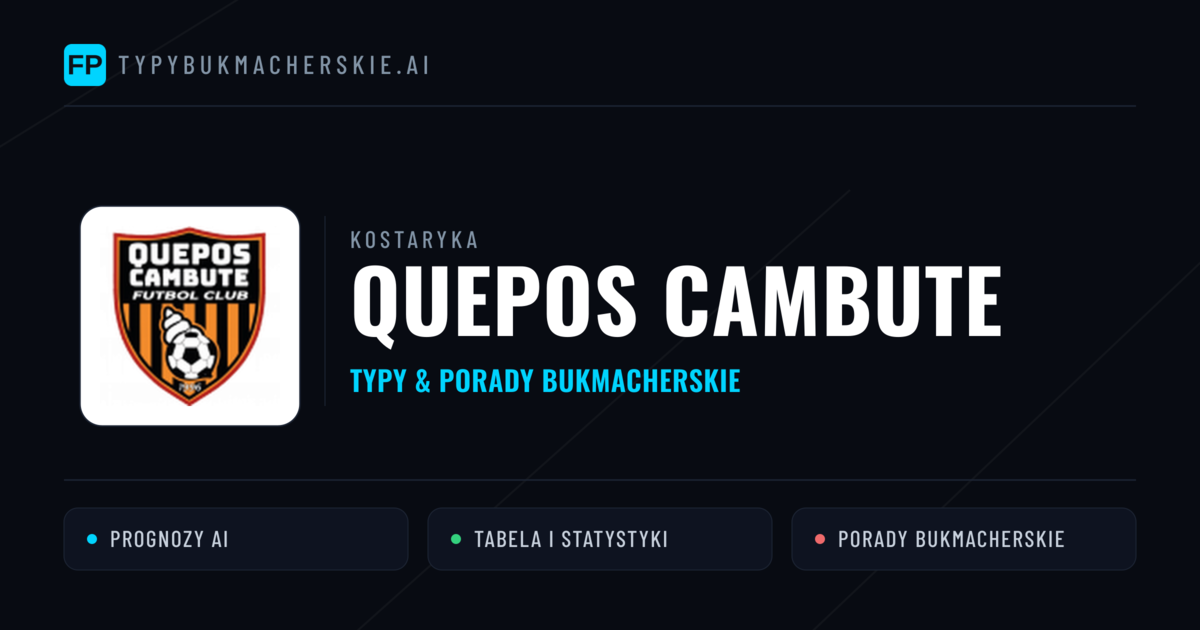 Quepos Cambute Typy i statystyki