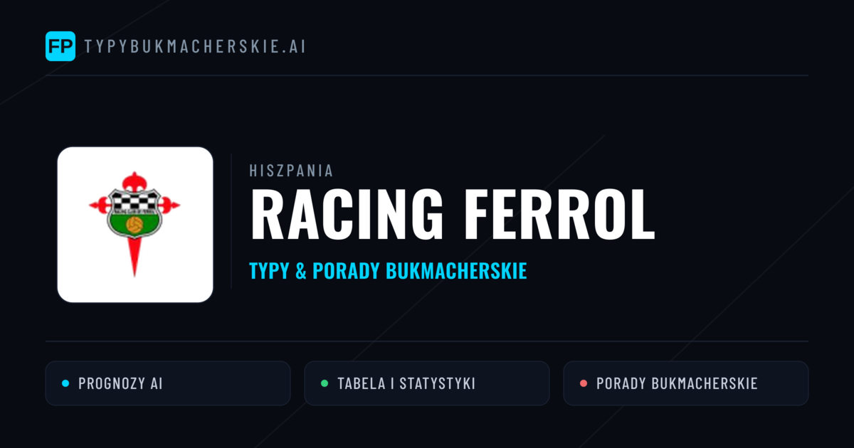 Racing Ferrol Typy i statystyki