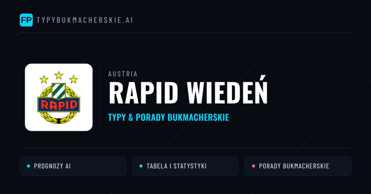Rapid Wiedeń Typy i statystyki