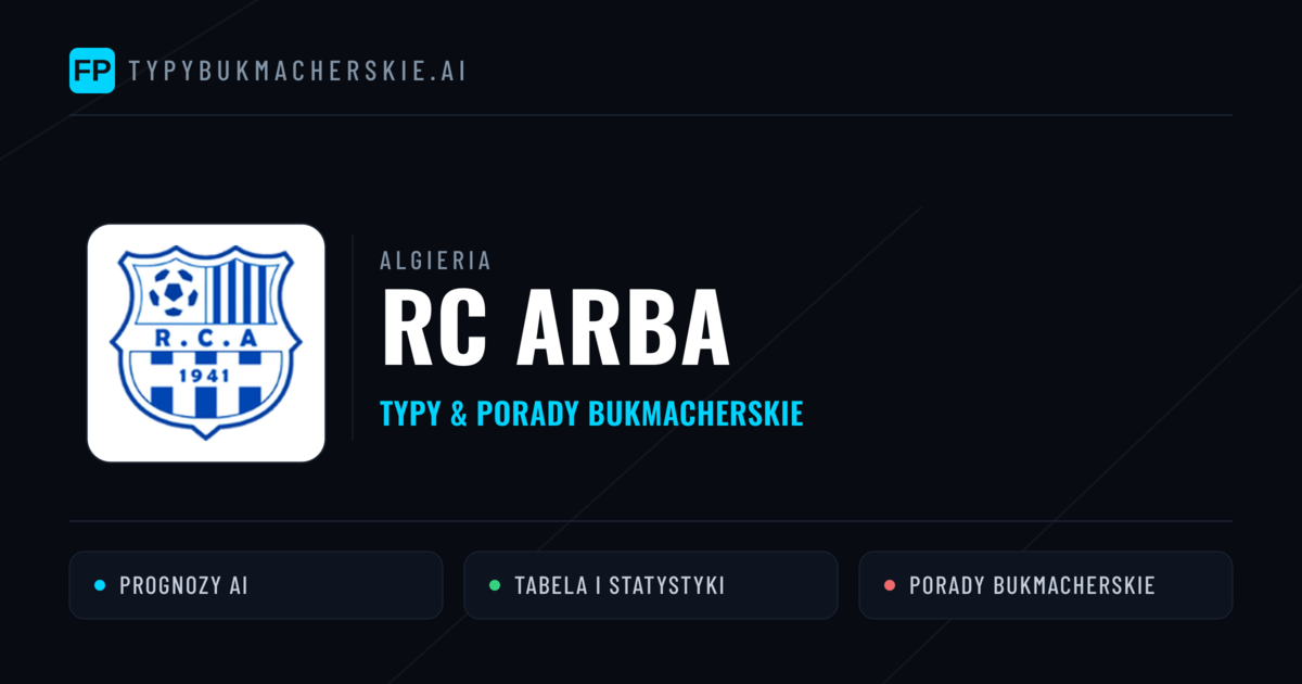 RC Arba Typy i statystyki