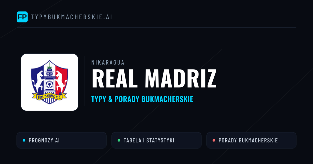 Real Madriz Typy i statystyki