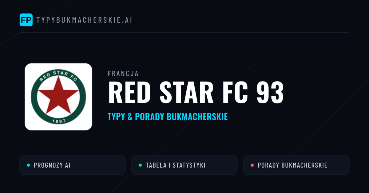 Red Star FC 93 Typy i statystyki
