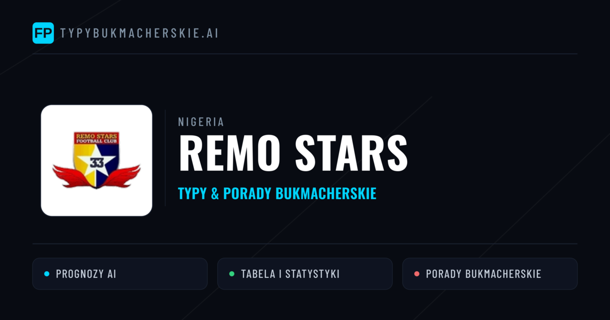 Remo Stars Typy i statystyki