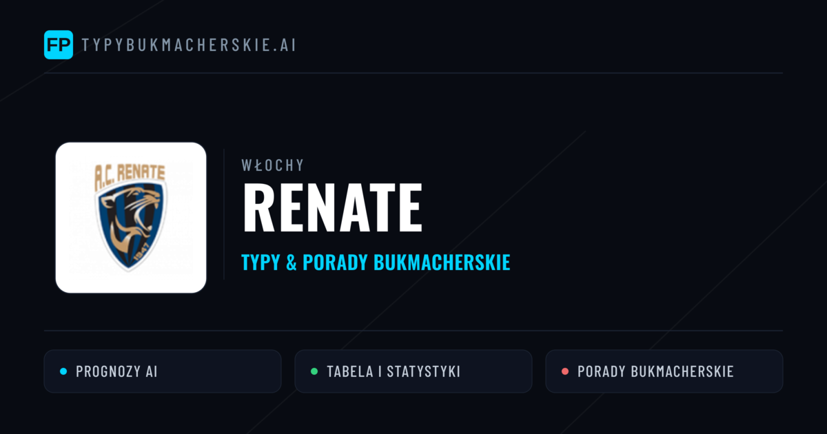 Renate Typy i statystyki