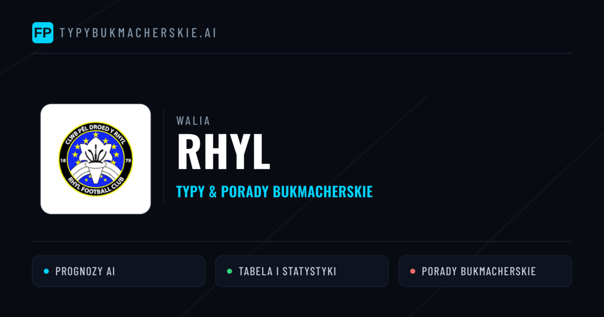 Rhyl Typy i statystyki