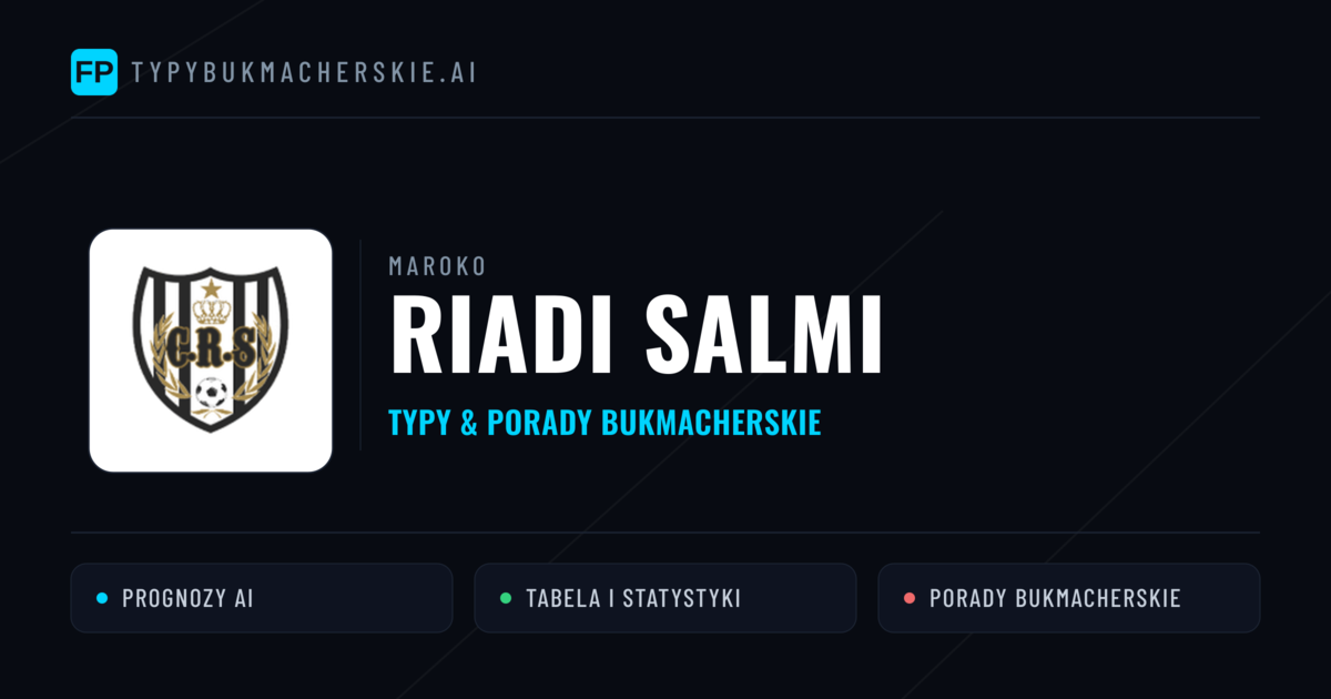 Riadi Salmi Typy i statystyki