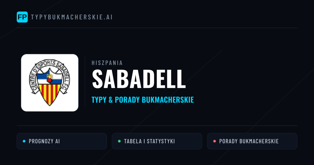 Sabadell Typy i statystyki
