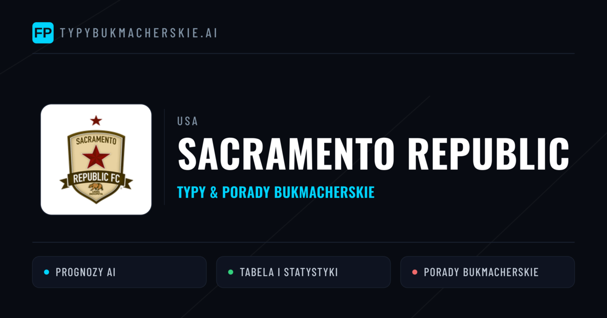 Sacramento Republic Typy i statystyki