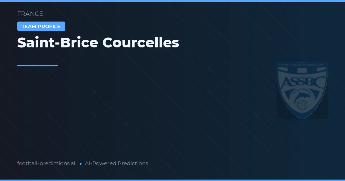 Saint-Brice Courcelles Typy i statystyki