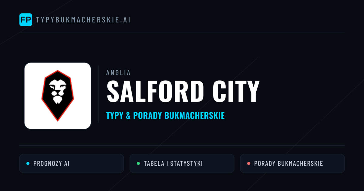 Salford City Typy i statystyki