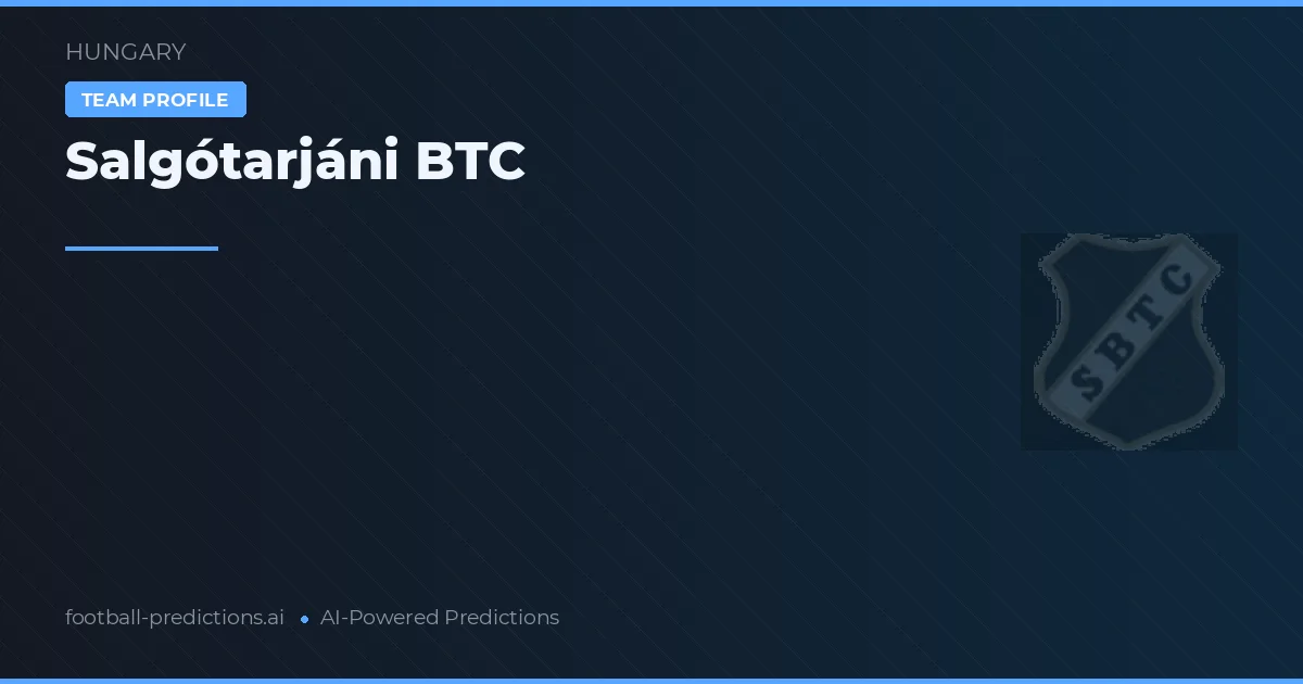 Salgótarjáni BTC Typy i statystyki