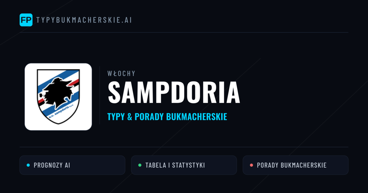 Sampdoria Typy i statystyki