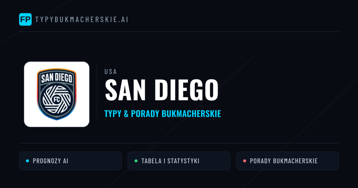 San Diego Typy i statystyki