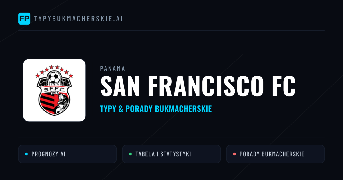 San Francisco FC Typy i statystyki