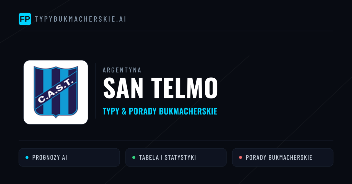 San Telmo Typy i statystyki