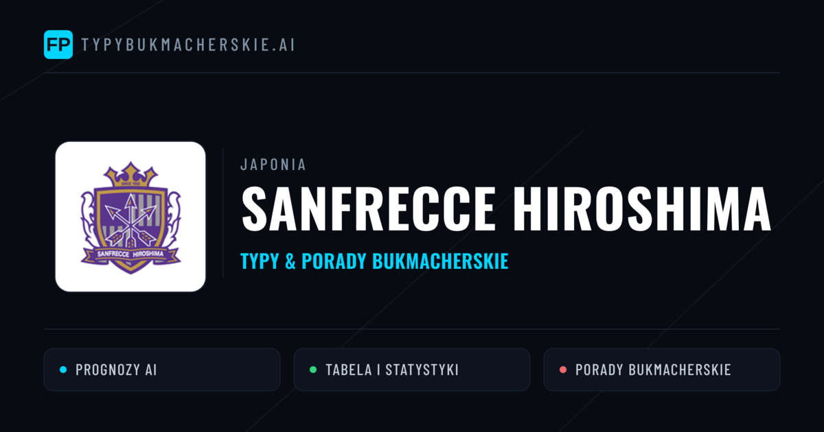Sanfrecce Hiroshima Typy i statystyki