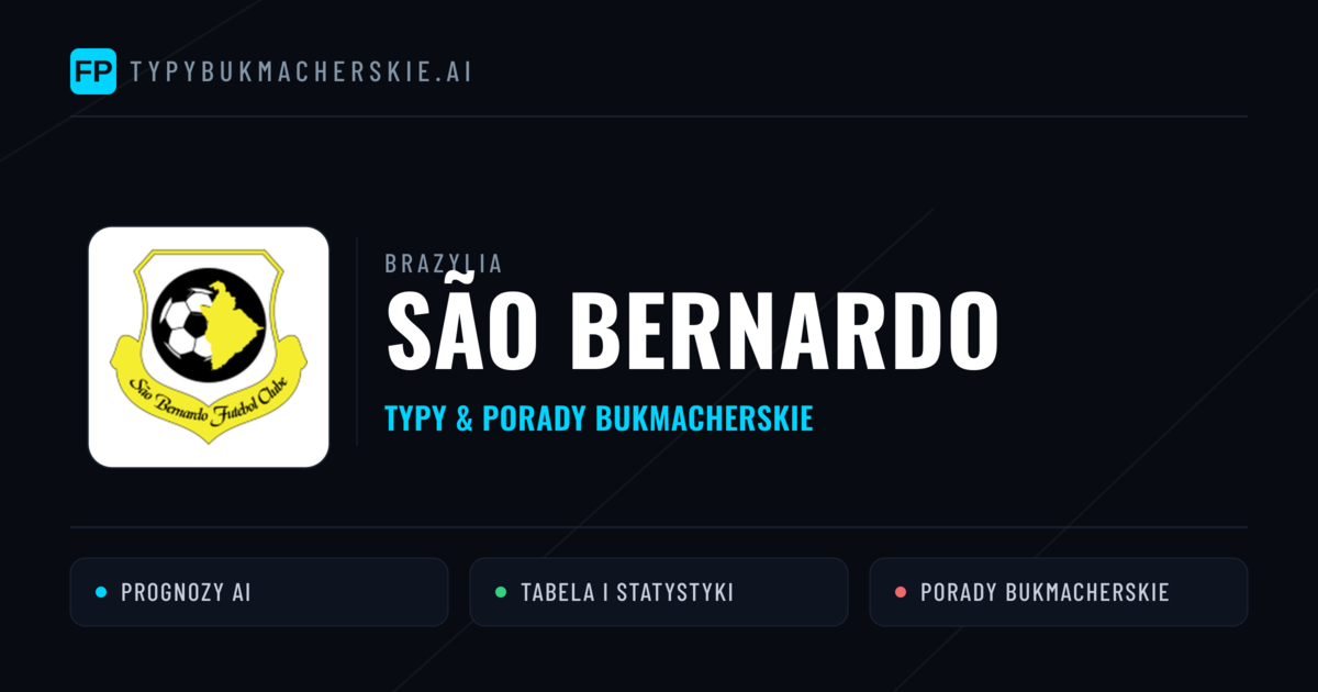 São Bernardo Typy i statystyki