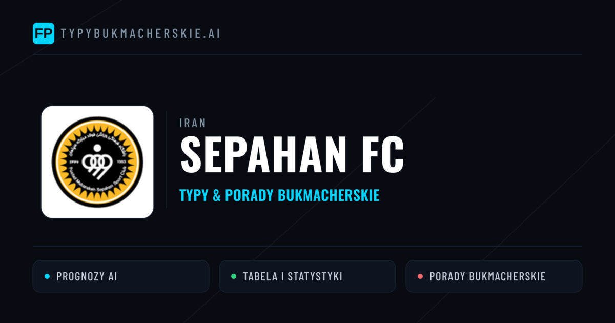 Sepahan FC Typy i statystyki