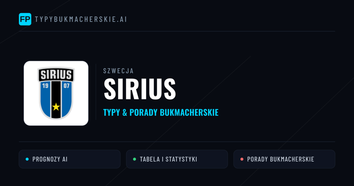 Sirius Typy i statystyki