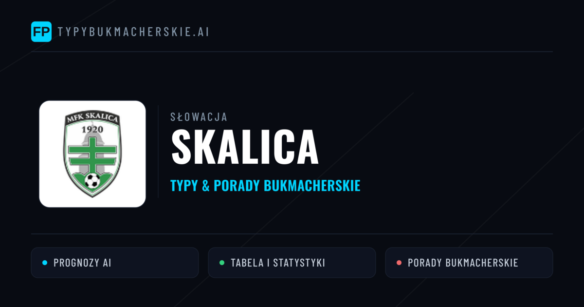 Skalica Typy i statystyki