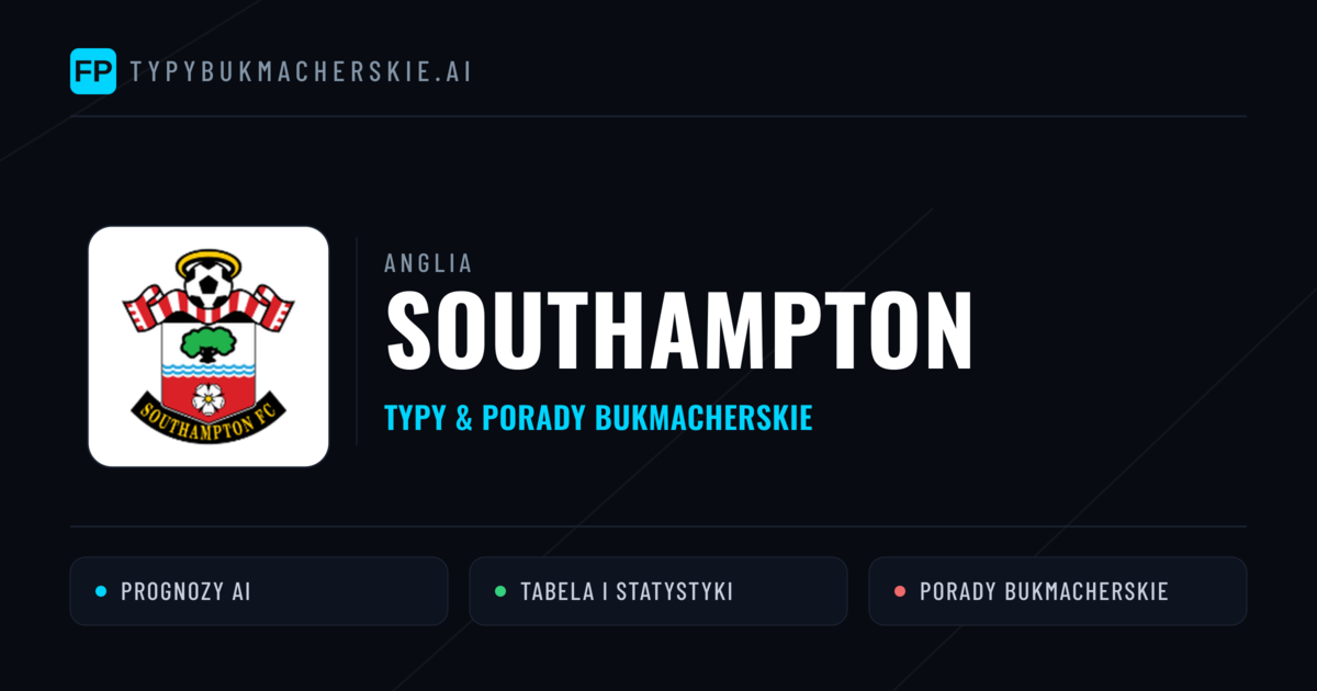 Southampton Typy i statystyki