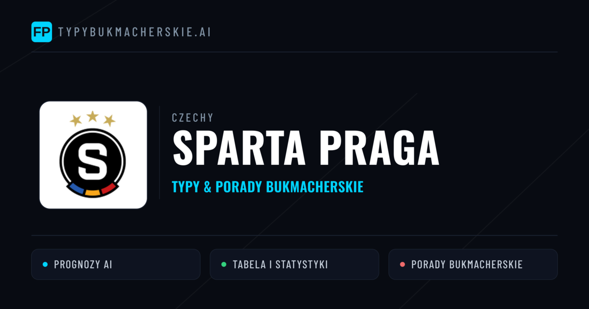Sparta Praga Typy i statystyki