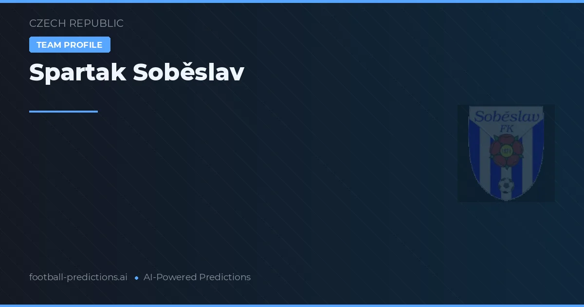 Spartak Soběslav Typy i statystyki