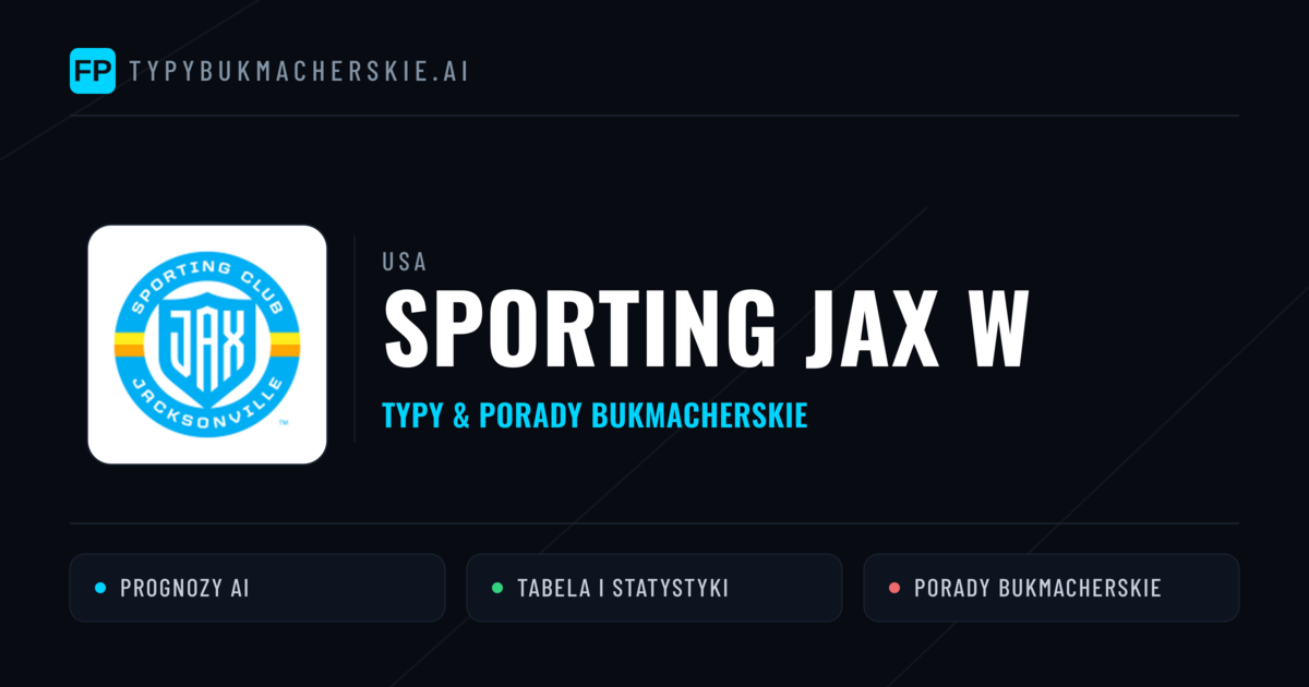 Sporting JAX W Typy i statystyki