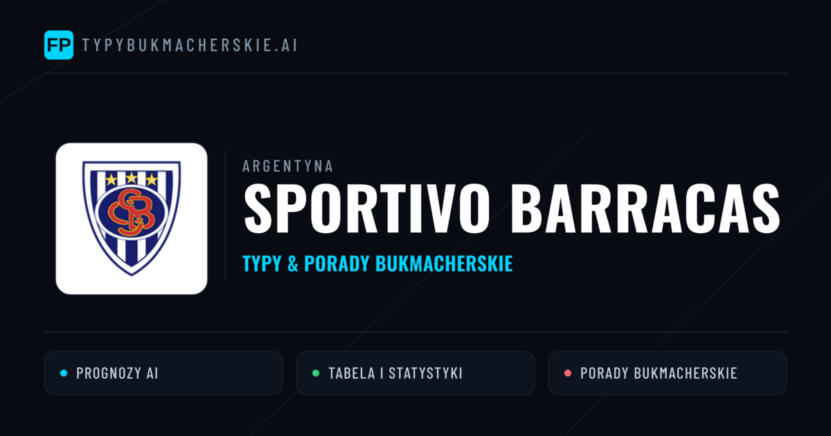 Sportivo Barracas Typy i statystyki