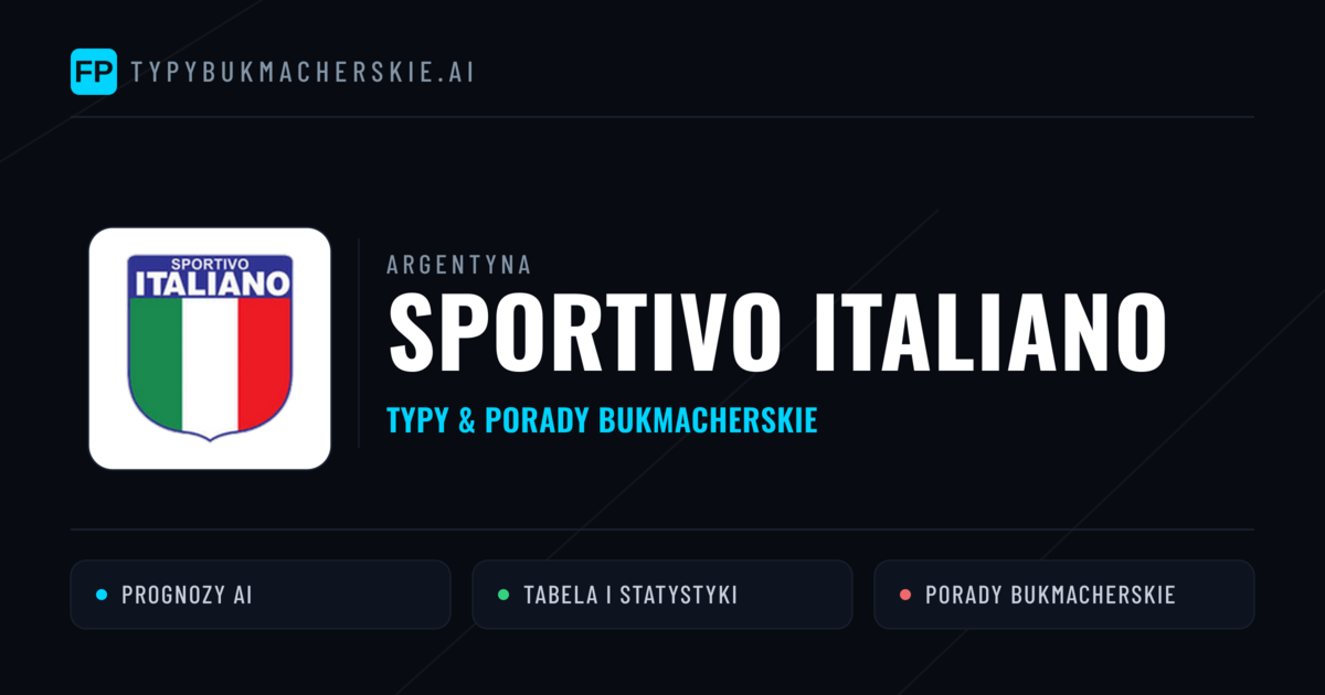 Sportivo Italiano Typy i statystyki