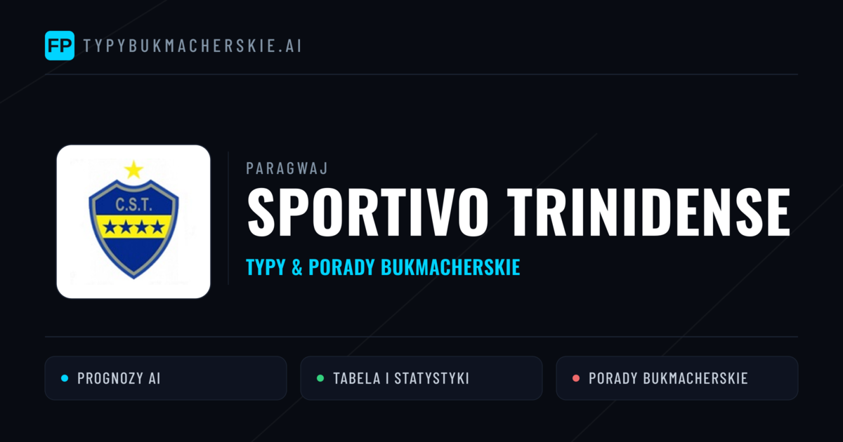 Sportivo Trinidense Typy i statystyki